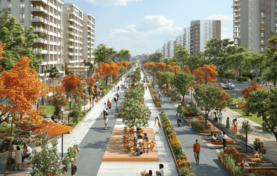 urban green plaza